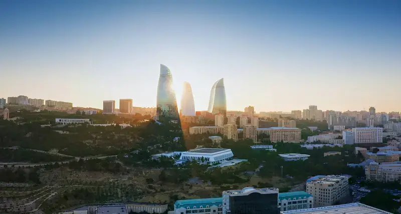 Panoramic view of Baku city